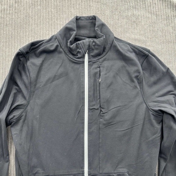 Lululemon Jacket Men Medium Black Gym Training Outdoors Hiking Athleisure Casual - Picture 7 of 10